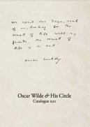 Ed Maggs Oscar Wilde His Circle Cover