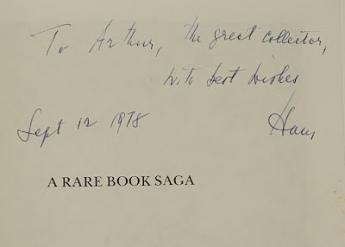 A Rare Book Saga Image copyright Kurt Zimmermann