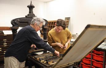 Introduction to letterpress printing workshop