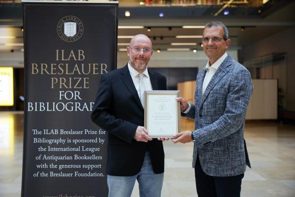 ILAB Breslauer Prize by Ian Wallman 00563