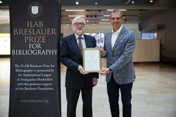 ILAB Breslauer Prize by Ian Wallman 00577