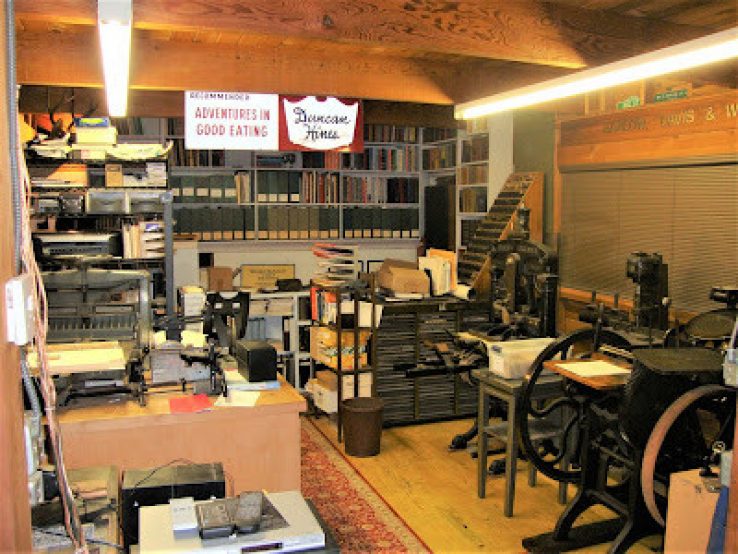 The Nova Press Room at Bill Barlow's Home