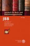 Jahrbuch für Buch- und Bibliotheksgeschichte