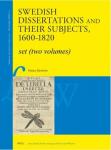 Swedish Dissertations and Their Subjects, 1600–1820 (2 vols.)